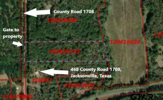TBD COUNTY ROAD 1708, JACKSONVILLE, TX 75766 - Image 1
